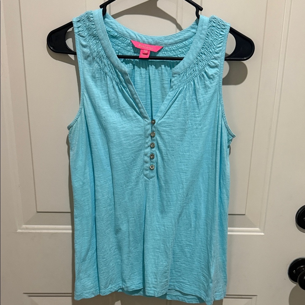 Lilly Pulitzer Light Blue Tank Top